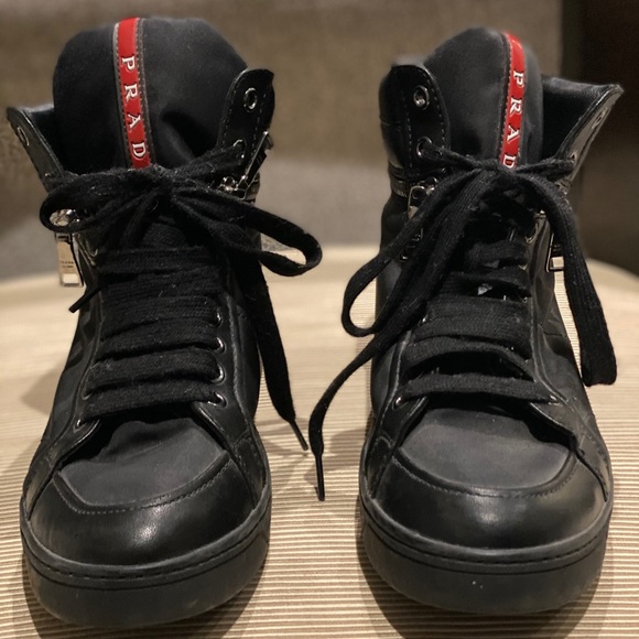 BLACK PRADA SNEAKERS - Picture 4 of 6